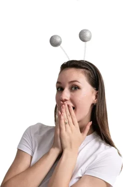 Martian Headband Silver Glitter Balls Head Bopper -Spirit Halloween Shop Martian Headband Silver Glitter Balls Head Bopper 3 600x909 1