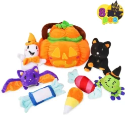 Spirit Halloween Shop 22 Spirit Halloween Shop -Spirit Halloween Shop My first pumpkin Baby Basket Stuffed Cute Plush 2 result 1 600x555 1