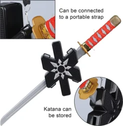 17pcs Halloween Kids Ninja Swords Costume -Spirit Halloween Shop Ninja pretend play set for cosplay roleplay 3 result 600x611 1