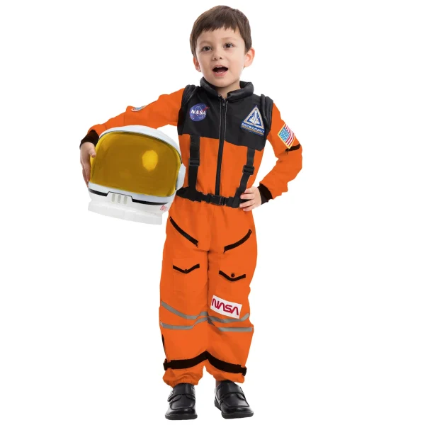 Kids Astronaut With Visor Helmet Halloween Costume 3 Kids Astronaut With Visor Helmet Halloween Costume