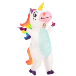 Child Unicorn Halloween Blow Up Costumes 6ft -Spirit Halloween Shop P0A2087 600x600 1