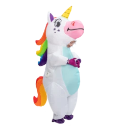 Child Unicorn Halloween Blow Up Costumes 6ft -Spirit Halloween Shop P0A9639 600x600 1