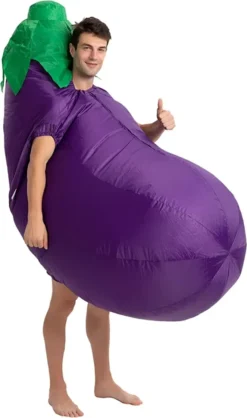 Adult Peach And Eggplant Couple Inflatable Costume -Spirit Halloween Shop Peach and Eggplant Couple Inflatable Costume Adult 1 1 600x1016 1
