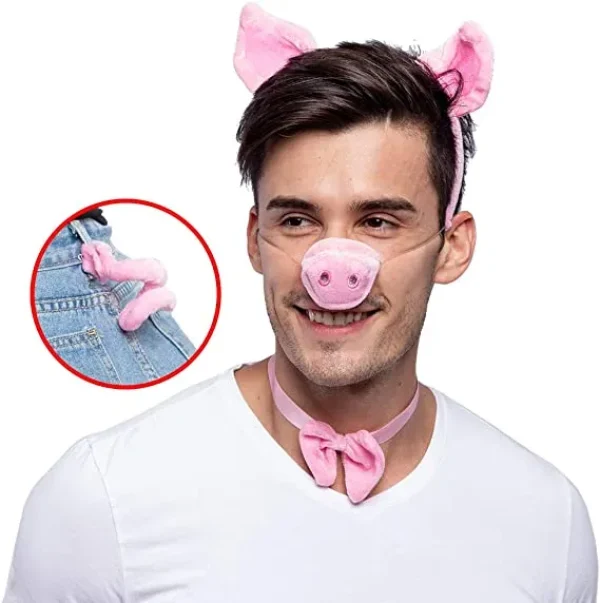 Pink Pig Halloween Accessories 4 Pink Pig Halloween Accessories - Image 2