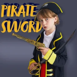Pirate Sword And Pirate Pistol Set 28in And 16in -Spirit Halloween Shop Pirate Sword and Pirate Pistol Set 28in and 16in 4 result 600x600 1