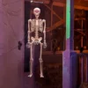 Posable Life Size Skeleton With Red Light Eyes 60in -Spirit Halloween Shop Posable Life Size Skeleton with Red Light Eyes 60in 600x600 1