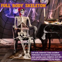 Posable Skeleton Halloween Decoration 5ft -Spirit Halloween Shop Posable Skeleton Halloween Decoration 5ft 3 result 600x600 1