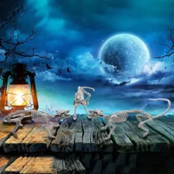 3pcs Posable Plastic Rat Skeleton Decoration 14in -Spirit Halloween Shop Pose N Stay Rat Skeleton 6 600x600 1