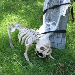 Halloween Posable Dog Skeleton Decoration 16in -Spirit Halloween Shop Pose n stay Puppy Skeleton Dog 4 result 600x600 1