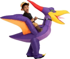 Adult Inflatable Riding Pteranodon Dinosaur Costume -Spirit Halloween Shop Pteranodon Ride On Inflatable Costume 2 600x505 1