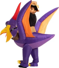 Adult Inflatable Riding Pteranodon Dinosaur Costume -Spirit Halloween Shop Pteranodon Ride On Inflatable Costume 3 600x695 1