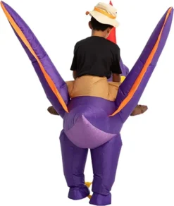 Adult Inflatable Riding Pteranodon Dinosaur Costume -Spirit Halloween Shop Pteranodon Ride On Inflatable Costume 6 600x710 1