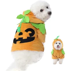 Pumpkin Halloween Costume For Cats And Dogs -Spirit Halloween Shop Pumpkin Pet Costume 6 1