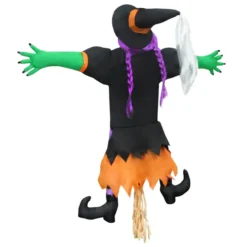 Purple Crashing Witch Into Tree Halloween Decoration -Spirit Halloween Shop Purple Crashing Witch Into Tree Halloween Decoration 1 600x600 1