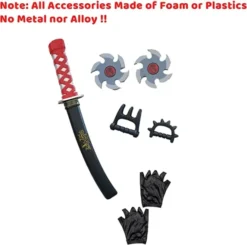 Red Ninja Costume Cosplay - Child 11 Red Ninja Costume Cosplay - Child -Spirit Halloween Shop Red Ninja Costume Cosplay Child 3 600x596 1