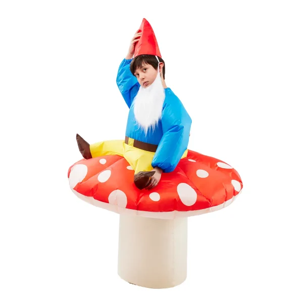 Ride-on Mushrooms And Dwarves Inflatable Costume-M 5 Ride-on Mushrooms And Dwarves Inflatable Costume-M - Image 3