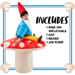 Ride-on Mushrooms And Dwarves Inflatable Costume-M 12 Ride-on Mushrooms And Dwarves Inflatable Costume-M -Spirit Halloween Shop Ride on Mushrooms and dwarves inflatable Costume M 5 result 600x600 1