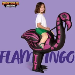 Child Inflatable Ride On Skeleton Halloween Costume 10 Child Inflatable Ride On Skeleton Halloween Costume -Spirit Halloween Shop Ride on Skeleton Flamingo Kid 1 result 600x600 1