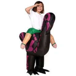 Child Inflatable Ride On Skeleton Halloween Costume 13 Child Inflatable Ride On Skeleton Halloween Costume -Spirit Halloween Shop Ride on Skeleton Flamingo Kid 5 600x600 1