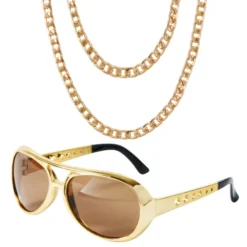 Rockstar Consume Set With Sunglass, Necklace