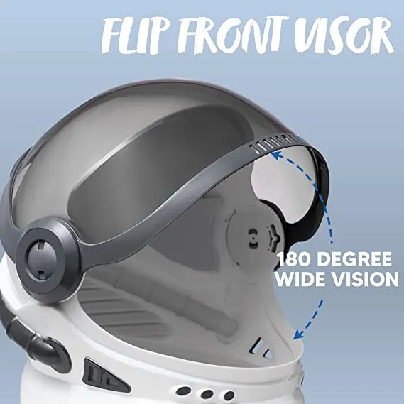Role Play Accessory Astronaut Helmet With Movable Visor 4 Role Play Accessory Astronaut Helmet With Movable Visor - Image 2