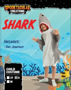 Kids Shark Halloween Costume -Spirit Halloween Shop Shark Costume Child 2 600x758 1