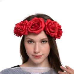 Skeleton Poncho & Red Flower Elastic Headband - Adult -Spirit Halloween Shop Skeleton Poncho Red Flower Elastic Headband Adult 6 result 600x600 1