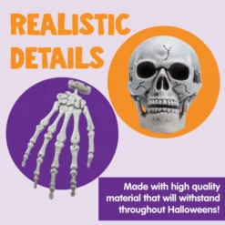 Skeleton Yard Stake Bright White, 3 Pcs 10 Skeleton Yard Stake Bright White, 3 Pcs -Spirit Halloween Shop Skeleton Yard Stake Bright White 3 Pcs 3 result 600x600 1