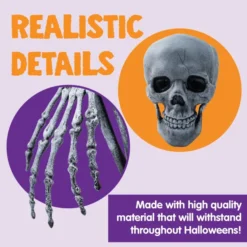 Skeleton Yard Stake Dark, 3 Pcs -Spirit Halloween Shop Skeleton Yard Stake Dark 3 Pcs 3 result 600x600 1