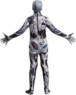 Child Skull And Bones Second Skin Halloween Costume -Spirit Halloween Shop Skull amp Bones Second Skin Costume Child 3 600x740 1