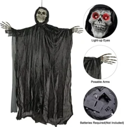 3Pcs Spooky Grim Reaper -Spirit Halloween Shop Spooky Grim Reaper 3 Pack 3 600x614 1
