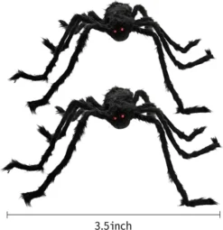 4Pcs Triangle/Round Spider Webs And Spiders -Spirit Halloween Shop TriangleRound Spider Webs and Spiders 4 Pcs 1 600x619 1