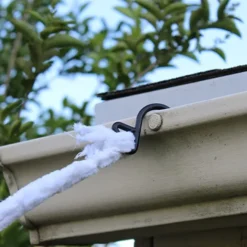 Triangular Mega White Spider Web Decoration 23 X 18ft -Spirit Halloween Shop Triangular Mega White Spider Web Decoration 23 x 18ft 2 600x600 1