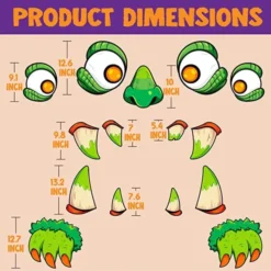 Halloween 3D Monster Trunk Or Treat Decorating Kits 11 Halloween 3D Monster Trunk Or Treat Decorating Kits -Spirit Halloween Shop Trunk or Treat 3D Monster 2 600x600 1