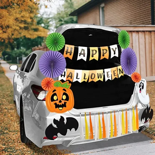 Halloween Pumpkin Sticker Halloween Trunk Decoration 7 Halloween Pumpkin Sticker Halloween Trunk Decoration - Image 5