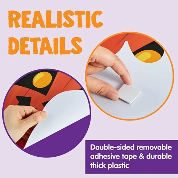 Halloween Pumpkin Sticker Halloween Trunk Decoration 5 Halloween Pumpkin Sticker Halloween Trunk Decoration - Image 3