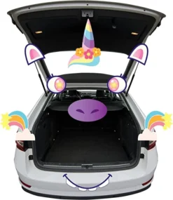 Unicorn Halloween Trunk Stickers Decoration -Spirit Halloween Shop Unicorn Halloween Trunk Stickers Decoration 7 600x692 1