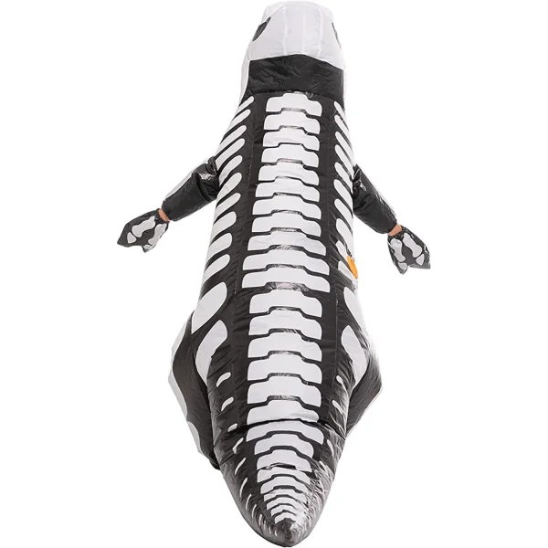 Child Inflatable Skeleton Dinosaur Halloween Costume 7 Child Inflatable Skeleton Dinosaur Halloween Costume - Image 5