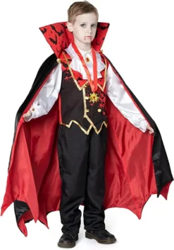 Vampire Costume Cosplay (Red)- Child -Spirit Halloween Shop Vampire Costume Cosplay Red Child 1 1 600x858 1