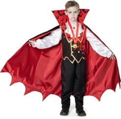 Vampire Costume Cosplay (Red)- Child -Spirit Halloween Shop Vampire Costume Cosplay Red Child 4 600x591 1