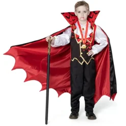 Vampire Costume Cosplay (Red)- Child