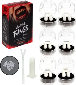 6pcs Halloween Vampire Fangs