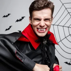 6pcs Halloween Vampire Fangs -Spirit Halloween Shop Vampire Fangs False Teeth Cosplay Kit 6 Pcs 7 结果 600x600 1