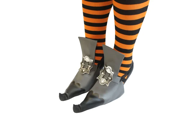 Vintage Witch Shoe Cover With Legging Accessories Set Cosplay Kit - Adult 7 Vintage Witch Shoe Cover With Legging Accessories Set Cosplay Kit - Adult - Image 5