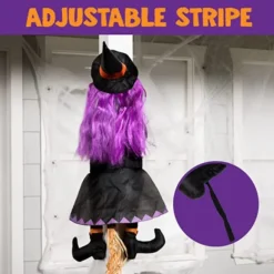 Witch Crashing Into Tree Halloween Decoration 40in -Spirit Halloween Shop Witch Crashing Into Tree Halloween Decoration 40in 7 600x600 1