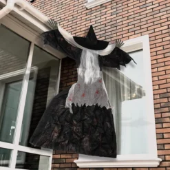 Halloween Wall Climber Witch Decoration 38.6in -Spirit Halloween Shop Witch Wall Climber Decoration 38.6in 3 result 600x600 1