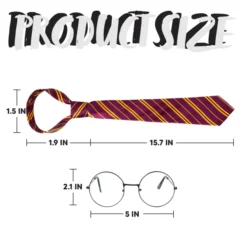 Wizard Glasses And Tie Set -Spirit Halloween Shop Wizard Glasses and Tie Set 4 result 600x600 1