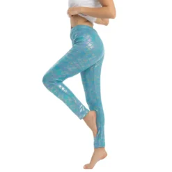 Woman Fish Scale Mermaid Leggings & Headband -Spirit Halloween Shop Woman Fish Scale Mermaid Leggings amp Headband 2 result scaled 600x600 1