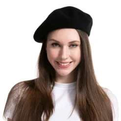 Womens Halloween Wool Beret Hat