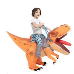 Yellow Tyrannosaurus Ride On Inflatable Costume Kid -Spirit Halloween Shop Yellow Tyrannosaurus Ride On Inflatable Costume Kid 3 result scaled 600x600 1